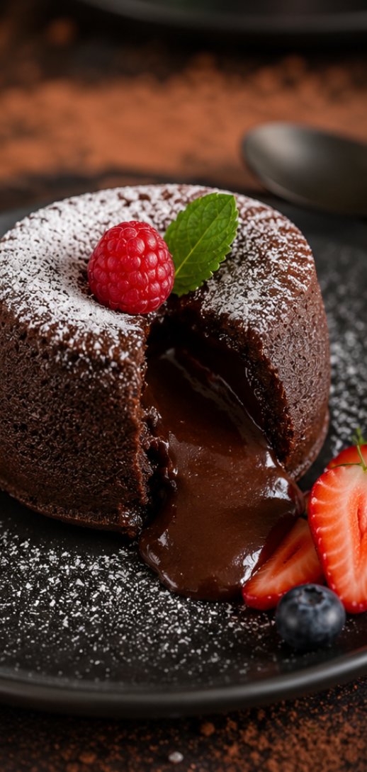 Fondant au chocolat cœur coulant