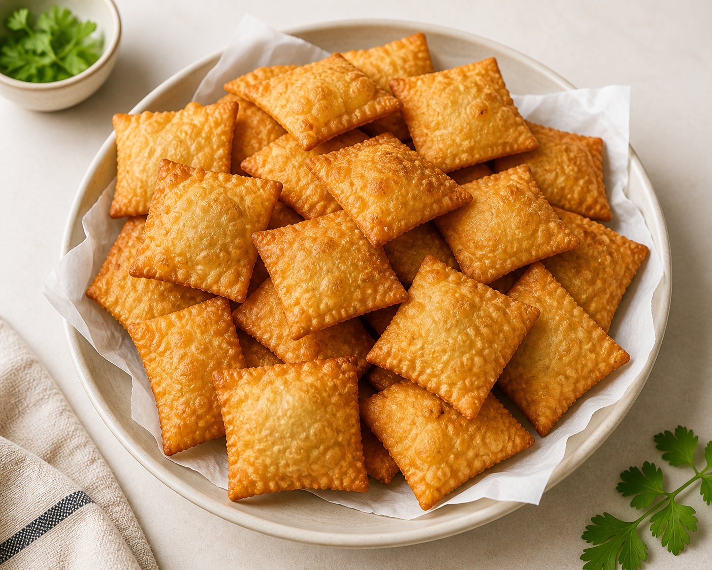 Pastéis frits — chaussons feuilletés