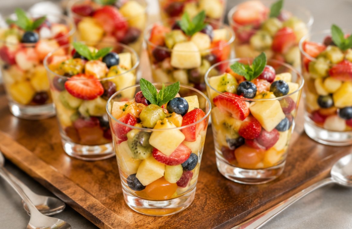 Salade de fruits en verrines